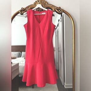 ❤️Calvin Klein Sleeveless Red Dress